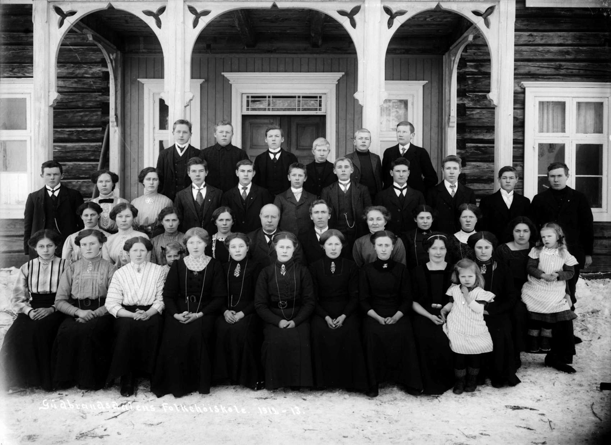 Gudbrandsdalens Folkehøyskole. 0.03.1913