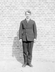 Fylkesmesterskapet i "stille" sprang 1929. Magnus Jevne.