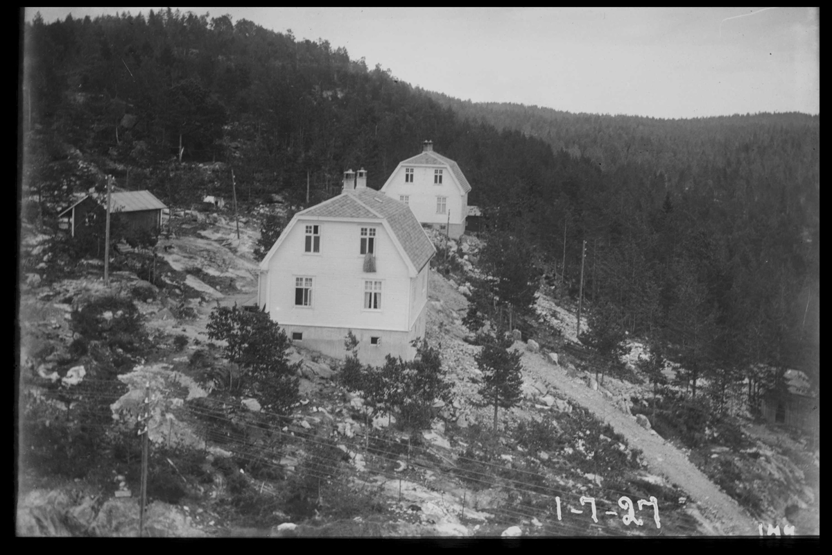 Arendal Fossekompani i begynnelsen av 1900-tallet
CD merket 0468, Bilde: 24
Sted: Bøylefoss
Beskrivelse: Boliger