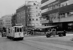 Oslo Sporveier. Trikk motorvogn 115 type SS lang linje 5, Øs