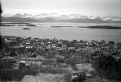 Molde by sett fra nord..(Bilde tatt mellom 18.03.1951 og 08.