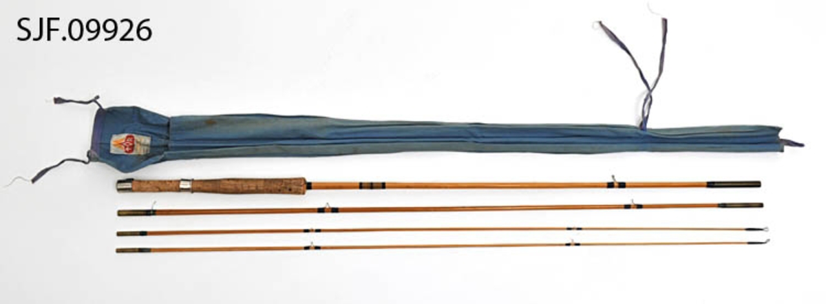 Tredelt fluestang med to topper og blått futteral. Korkhandtak med enkel hurtiglås for snelle. Holker av messing, nedre holk- feste på mellomstykket har løsnet, ringer av stål. Surringer ved holker og seks snøreføringsringer med grønn nylontråd. Denne stanga var godt egnet for nybegynnere. Innvendig, på futteralets klaff, finnes et påsydd, tekstet merke (TOR+prod. ). 

Snella som ble brukt på denne stanga er tidligere overlatt til Norsk Skogbruksmuseum.  Den er registrert under nummeret SJF. 07647

Dette fluefiskesettet var muligens det som ble kalt "Olympicane", jfr. rubrikken "Andre opplysninger"