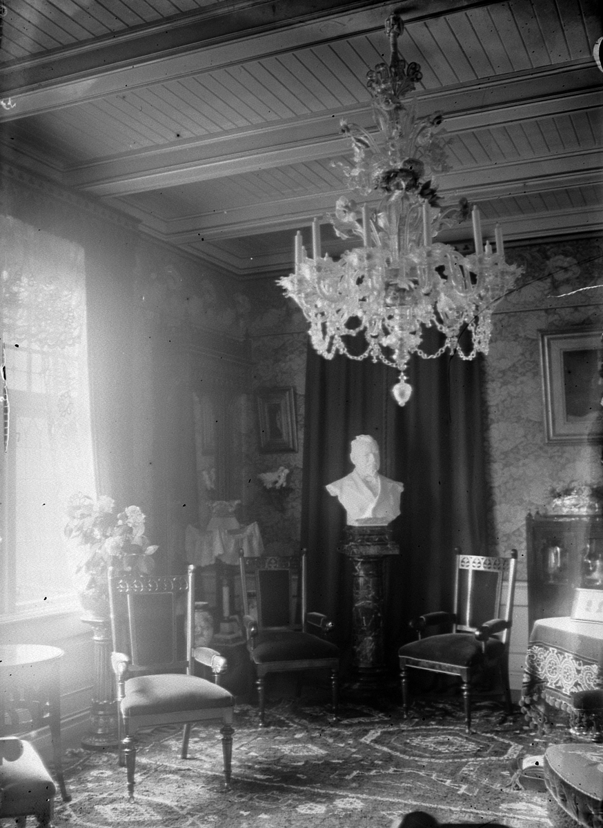 Fjellheim, interiørbilde fra den store salongen. 1898-1906.

 