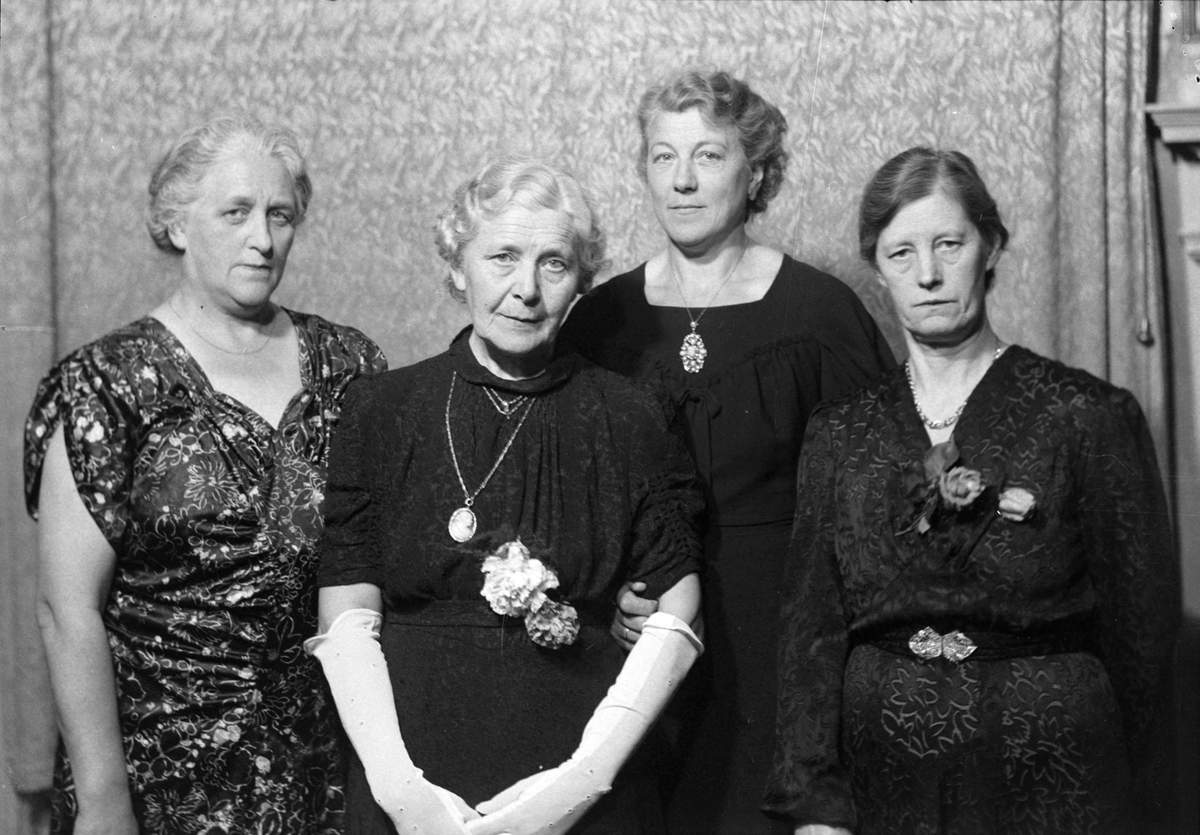 Håndverkerforeningens kvinneforenings styre ved 60-årsjubileet