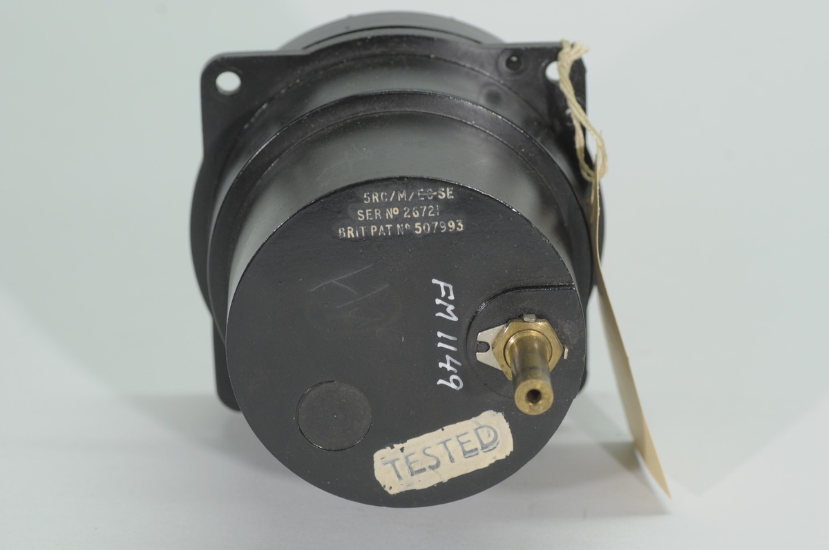 Variometer 5RC/M/SE för Fpl J 28A. Graderat 0-20 m/sek