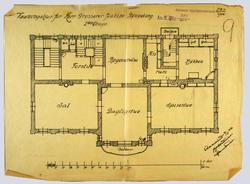 Vaaningshus for herr Grosserer Joakim Rønneberg. 2den etage 