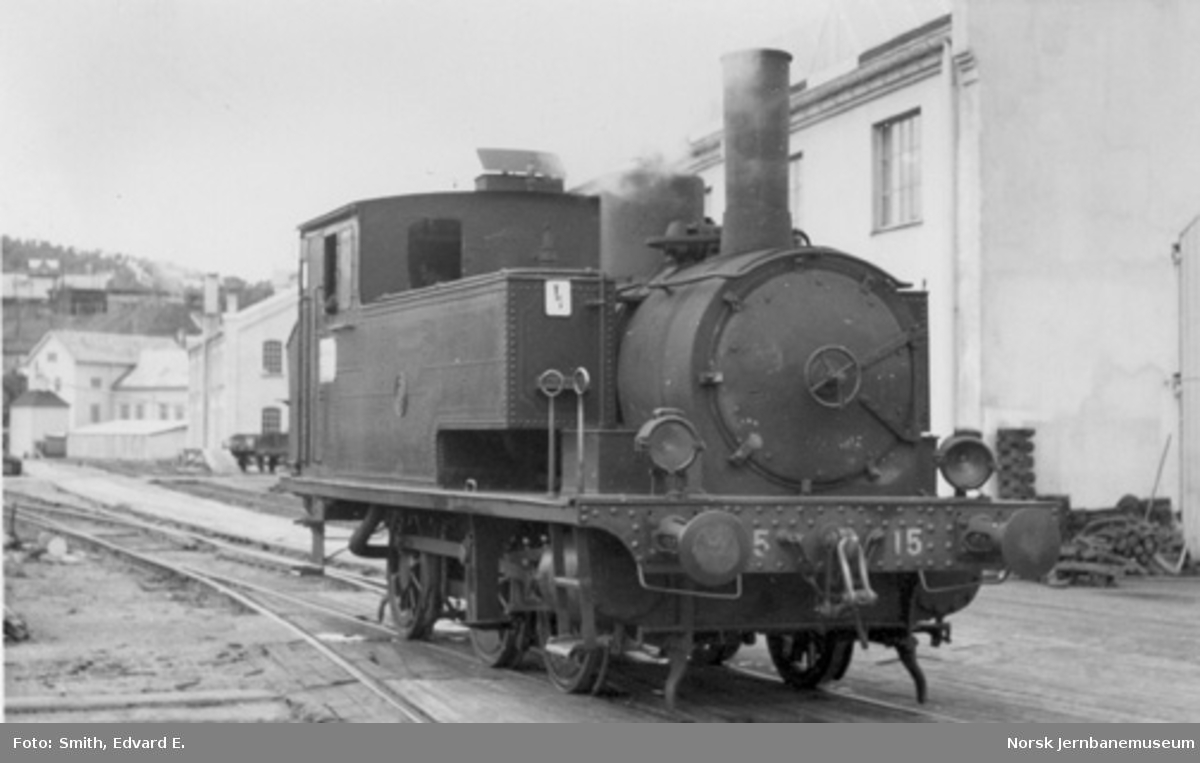 LKAB damplokomotiv nr. 15 i Narvik