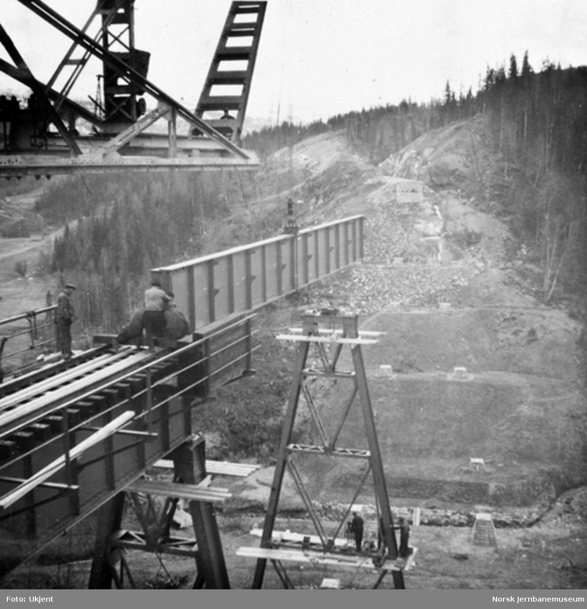 Trolldalen viadukt under bygging : spenn 2