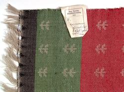 Møbelstoff, prøve til