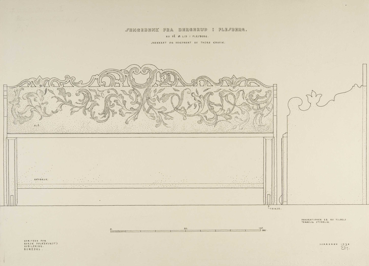 Tegning - Norsk Folkemuseum / DigitaltMuseum