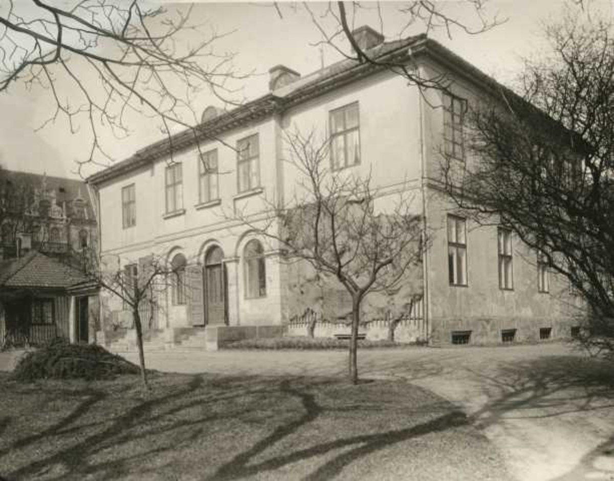 Bervens Løkke, Observatoriegata 2, Oslo 1924. Sett fra hagen.