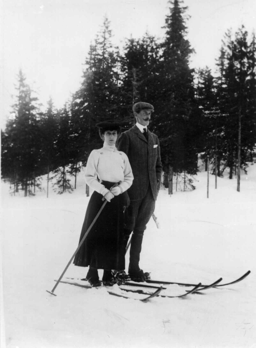 Haakon VII og dronning Maud