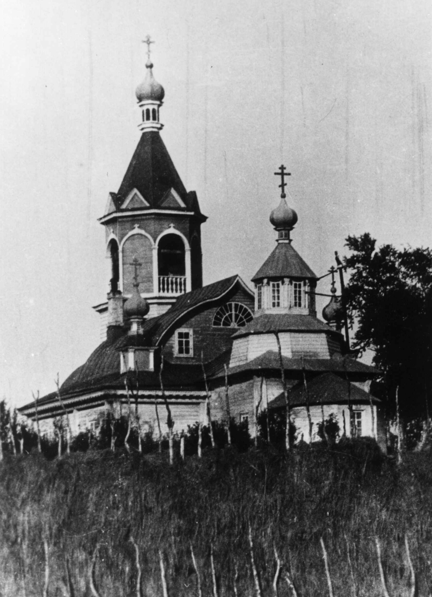 Klosterkirken i Petsjenga (Petsamo). Russland.
