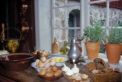 Kjøkkenet i Chrystiegården, bygning nr.227, Gamlebyen, Norsk