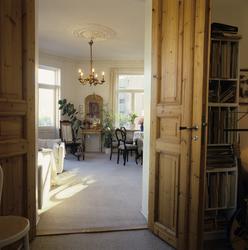 Stue i nyoppusset leilighet på Frogner i Oslo. Illustrasjons