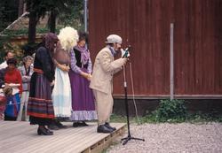 Under bryllupsmiddagen er det "skotring".