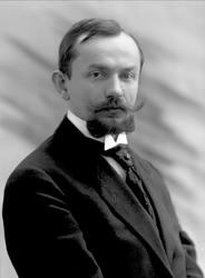 Portrett, mann med skjegg. Lærer Hoffmann, sannsynlig lektor