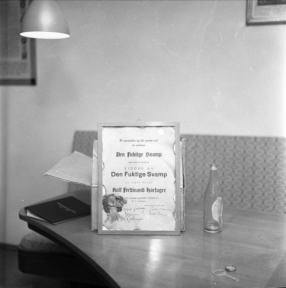 Klassefest, diplom?, diverse aktiviteter, Sarpsborg, november, 1958. K.P.S. Sarpsborg