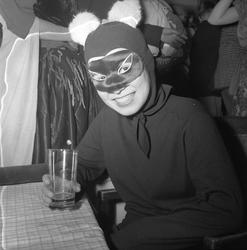 Kronprinsens gate 17, Oslo, 29.01.1956. Karneval i Ingeniøre