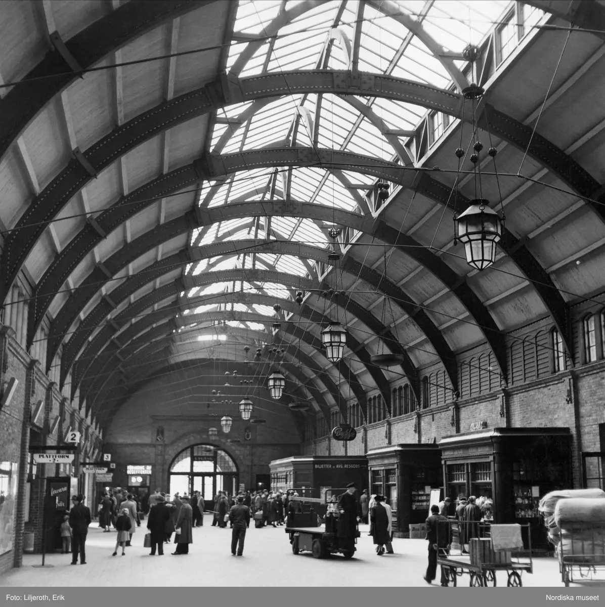Interiör från Malmö centralstation