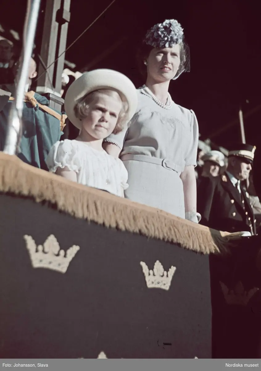 Prinsessan Margaretha och prinsessan Sibylla.