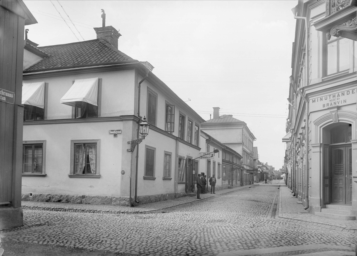 Dragarbrunnsgatan - Smedsgränd, Uppsala 1901 - 1902