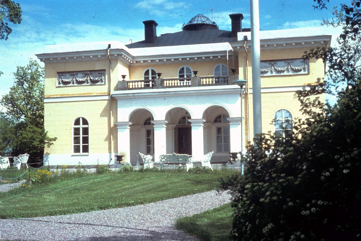 Huvudbyggnaden på Aske gård, Håtuna socken, Upoland - Upplandsmuseet ...