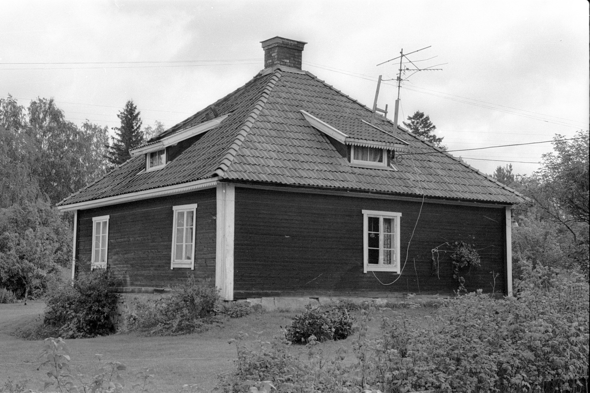 Bostadshus, Norrbacka, Norrbacken, Lena socken, Uppland 1978