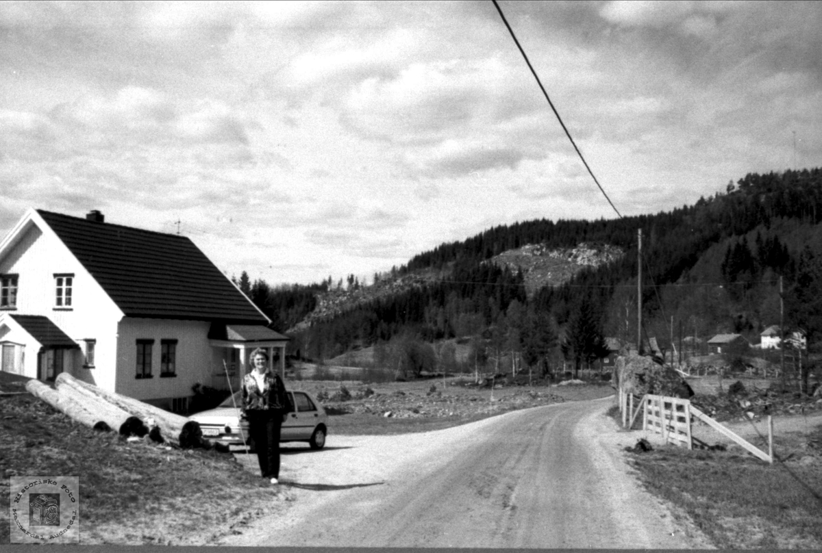 "Der aust" Ytre Ågedal, Bjelland senere Audnedal.