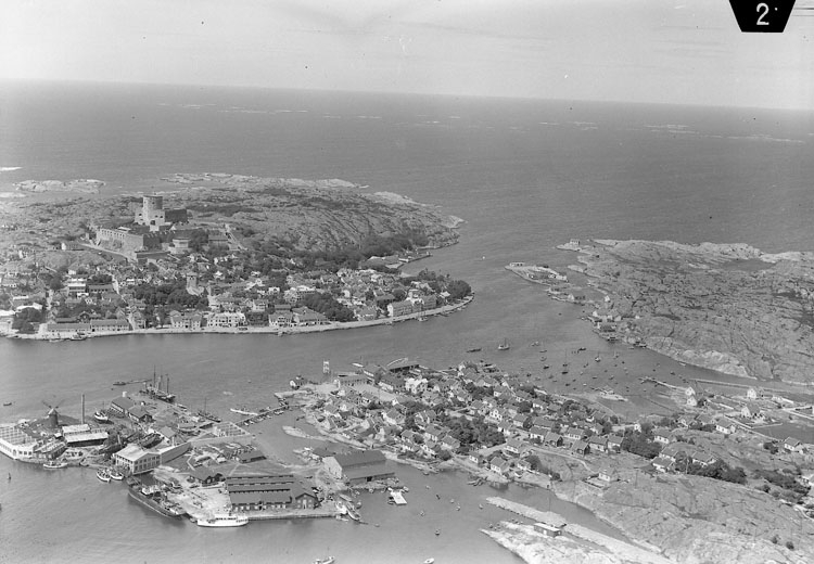Flygfoto över Marstrand