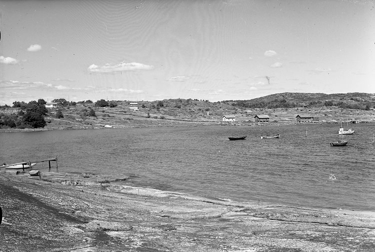Berga strand på Tjörn 1955