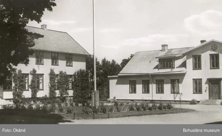 Tryckt text på kortet: "Billströmska Folkhögskolan, Tjörn."