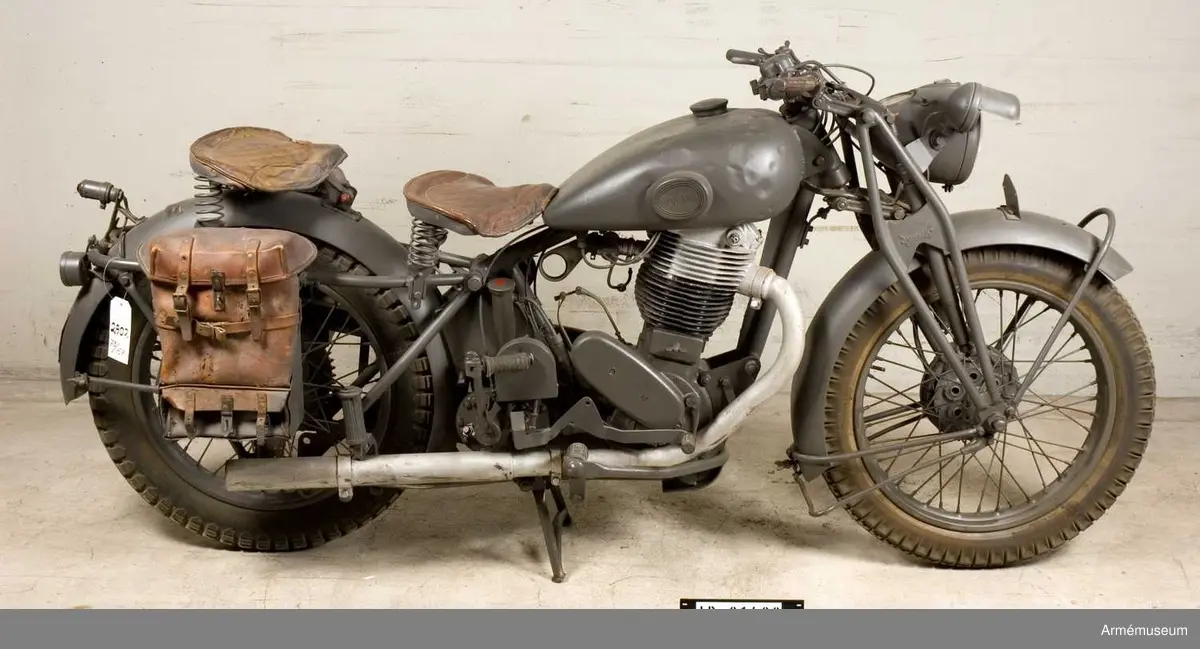 Motorcykel m/1942 - Armémuseum / DigitaltMuseum