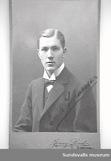 Erik Johansson, lärare på Kubikenborgs skola, 1911.