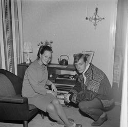 Hjemme hos Grethe Kausland.