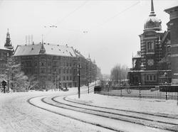 Drammensveien ved Skillebekk.