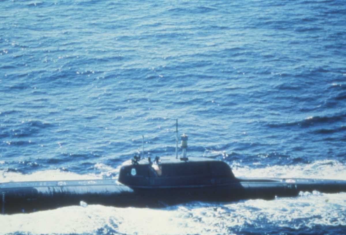 Russisk ubåt av Sierra - klassen.
