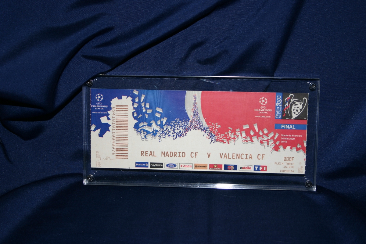 UEFA Champions League Finale Stade de France, Paris 24.05.2000