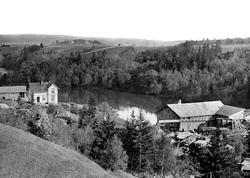 Vidnes sag og mølle i Skiptvet ca. 1908.