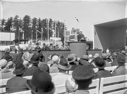 utstilling, Østfoldutstillingen, tale,publikum,Østfoldutsti