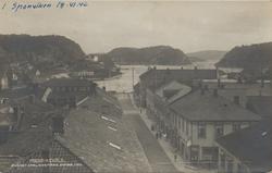 bygårder, gate, innseiling, fjord,
