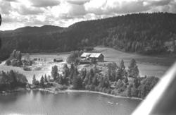 gårdsbruk, skråfoto, campngplass,