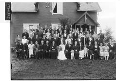 Brudeparet Wikdahl på Nordhaug