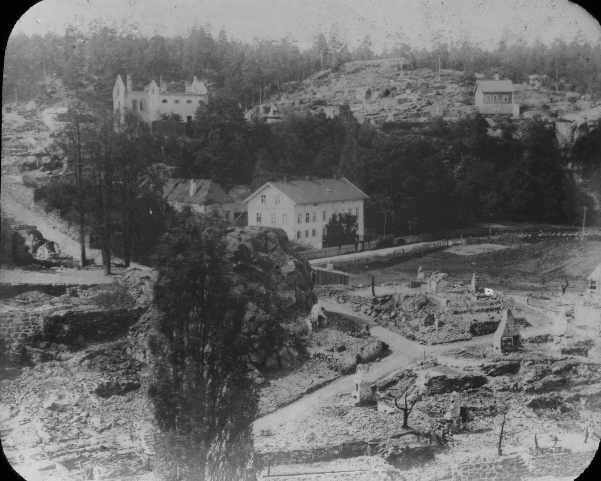 Biørnsborg, Kragerø etter bybrannen 1886