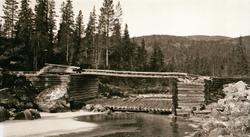 Dam med "skottegulv"
Grastjønndammen i Kålidalen, Granshera