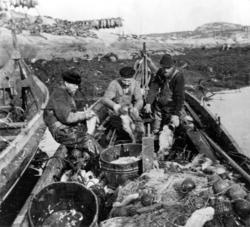 Sør-Gjæslingan, fra venstre: Gerhard Skagemo, Jacob Skage og