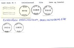 Stempelkatalog, 6490 Eide PK C, Kristiansund, Eide kommune, 