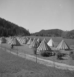 Heimevernets landskonkurranse i skyting på Jonsvannet - Telt