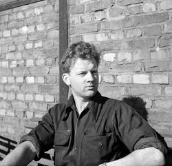 HAMAR JERNSTØPERI OG MEK. VERKSTED, HAM-JERN, PORTRETT LEIF 