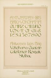 Die Moderne Schrift. Eine Sammlung neuer Schriften und Schil